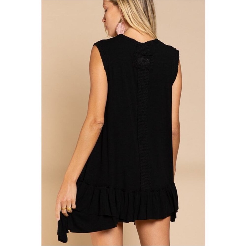 Pol Thermal Babydoll Mini Dress - Picture 2 of 7